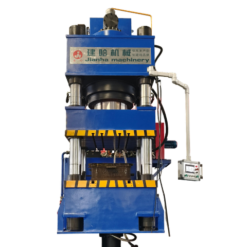 JianHa 800 tons Four-Column Lower Top Cylinder Back Drawing Shaft Head Forming Hydraulic Press