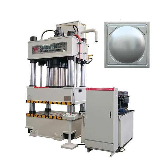 4 Column sheet plate metal stretch forming hydraulic press Deep drawing steel utensils pot making hydraulic press machine 400T