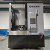 High quality Double Column Vertical CNC Lathe VTC100 Turning And Milling for metal processing