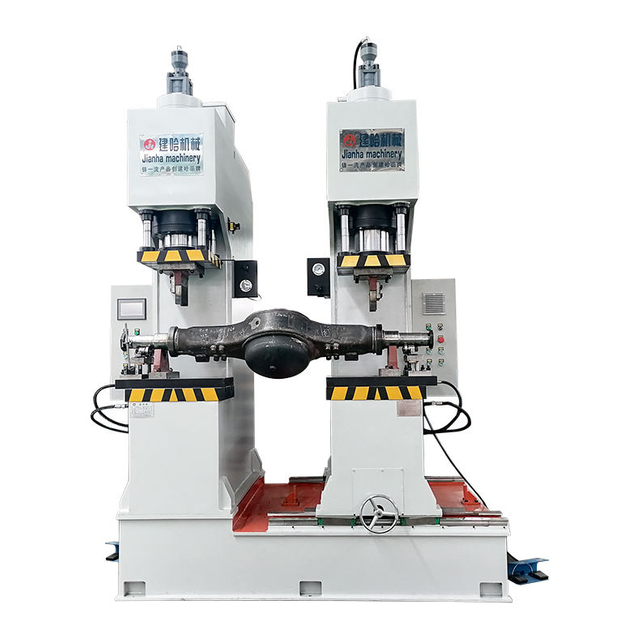 ODM JIANHA NEW Y41-100T C Type Double Press Station Single Arm Hydraulic Press Profile Bender Tube Pipe Section Bending