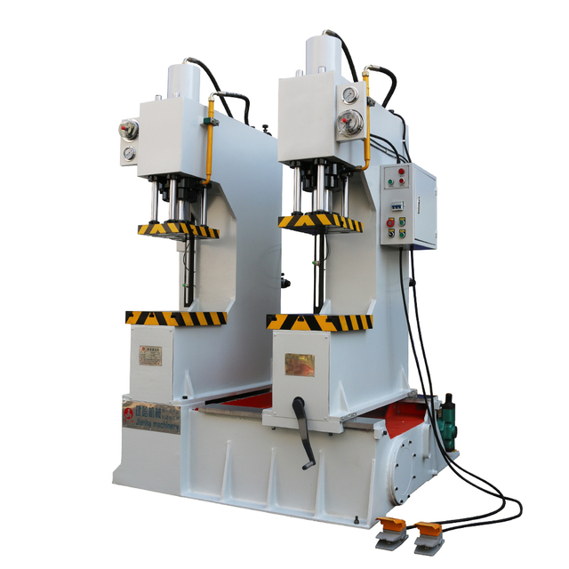 C Type hydraulic press machine double press station For Correction