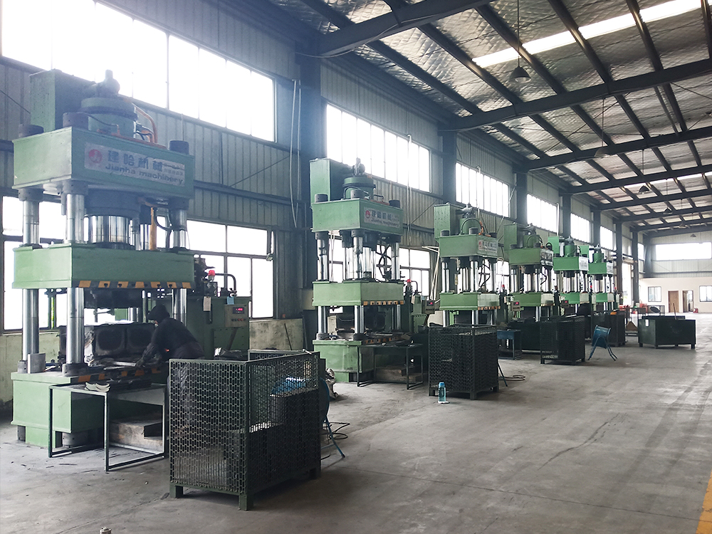 ODM JIANHA 500Ton Four-column Hydraulic Press Machine Metal Powder Forming Brake Pad Making Hydraulic Press Machine