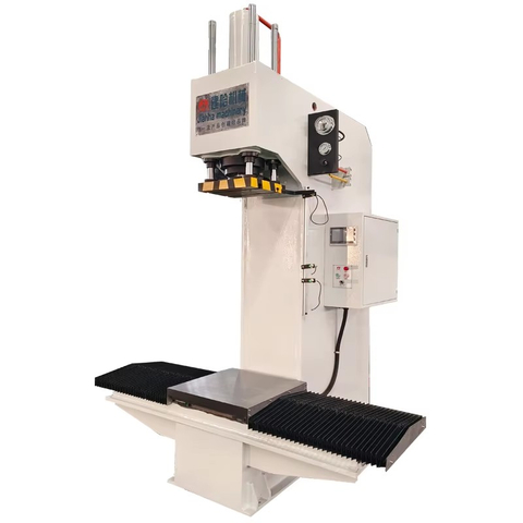 Y41-40 Ton C Type Hydraulic Press with PLC Controlled Motor Movable Table and 45# Steel Construction for Pressing Bearings