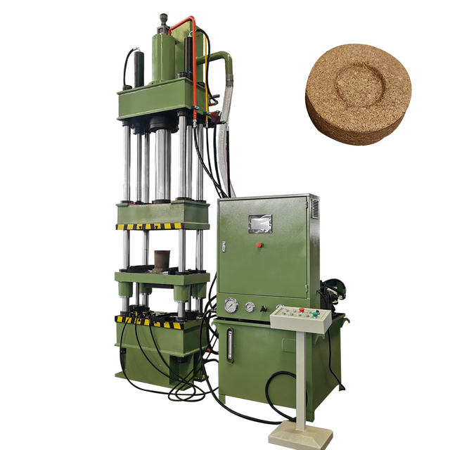 ODM JIANHA Y79-63T NEW Shipped Vertical hydraulic press coconut powder Compacting nursery soil forming block flower farm plants