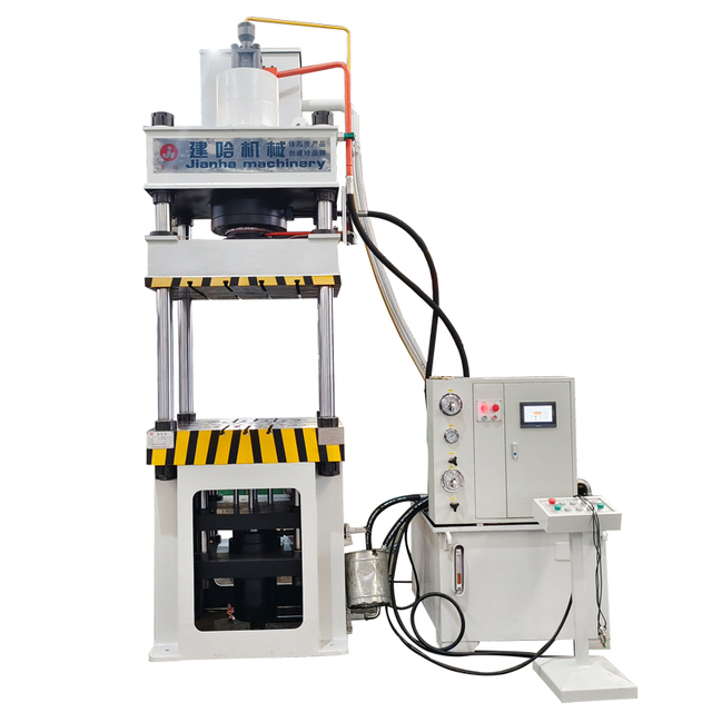 JianHa 200T Metal Hydraulic Press Machine with Hydraulic Pad for Metal Stretching and Cooking Appliance Manufacturing