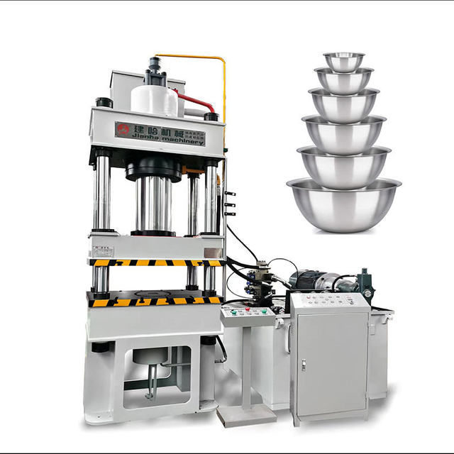 Crucible pressing and forming hydraulic presses for forging and forming stainless steel products for easy operation