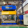 Motorcycle parts factory stretch forming servo four-column vertical hydraulic press machine 500T