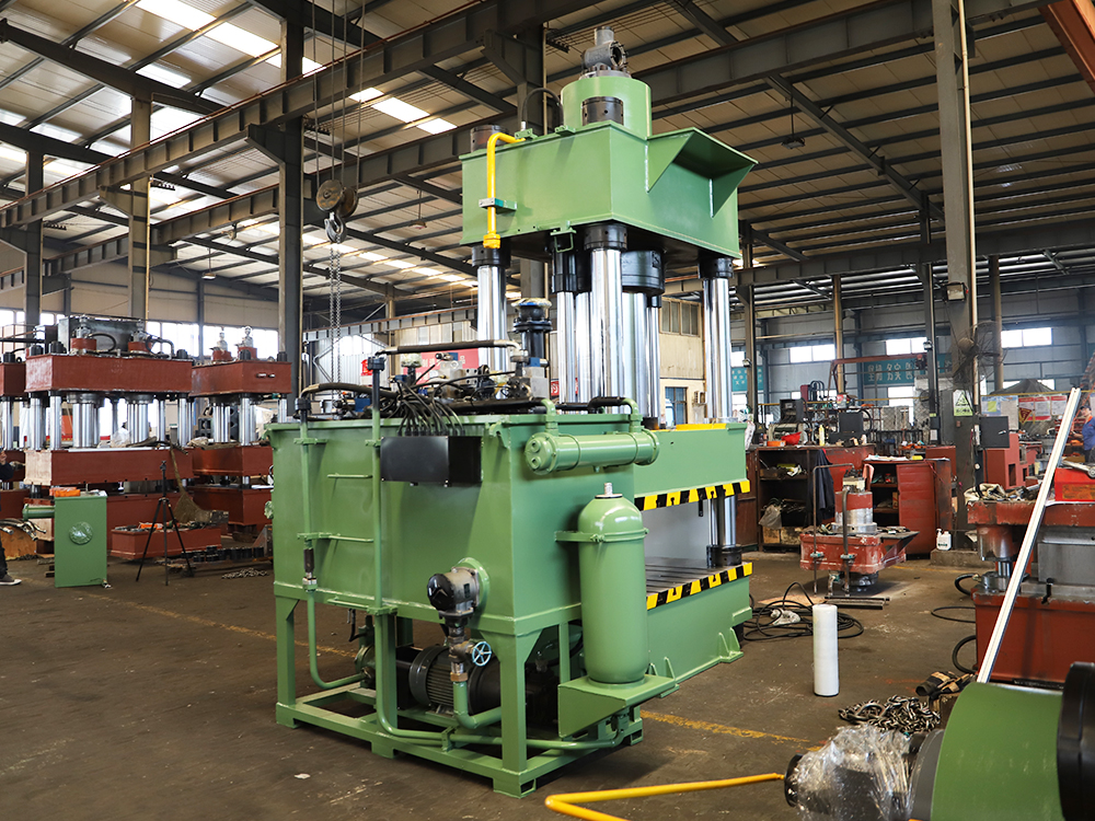 ODM JIANHA 500Ton Four-column Hydraulic Press Machine Metal Powder Forming Brake Pad Making Hydraulic Press Machine